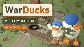 WarDucks | Build a Cute Military Base for Your RTS | Low Poly Kit & Duck Soldier | Unity