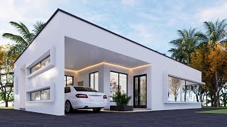 House Design 3 Bedroom with a Car Port 10m x 16m