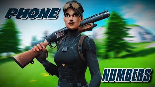 Fortnite Montage: PHONE NUMBERS