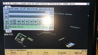 Prueba de sonido de un Commodore Amiga 4000 tras la reparación del audio