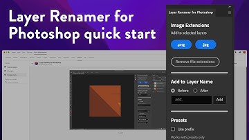 Layer renamer for Photoshop