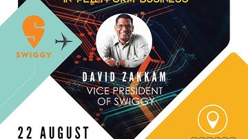 Guest Lecture by Mr.David Zakkam- VP of Swiggy ~ DoT Club IBS Hyderabad