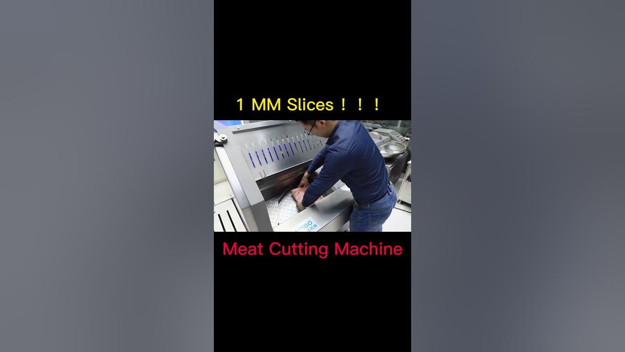Meat Processing Machine How to cut meat Meat Slicer shorts YouTube