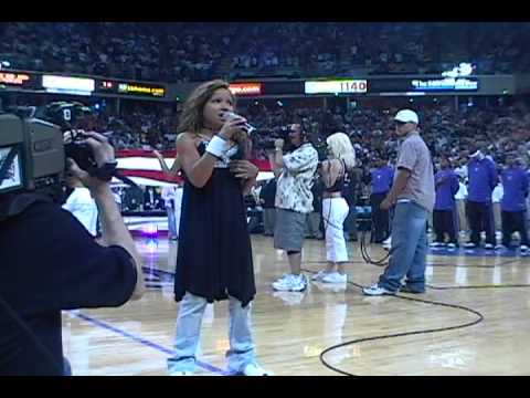 2006 Jamella Marie Singing Spurs and Kings NatAnth...