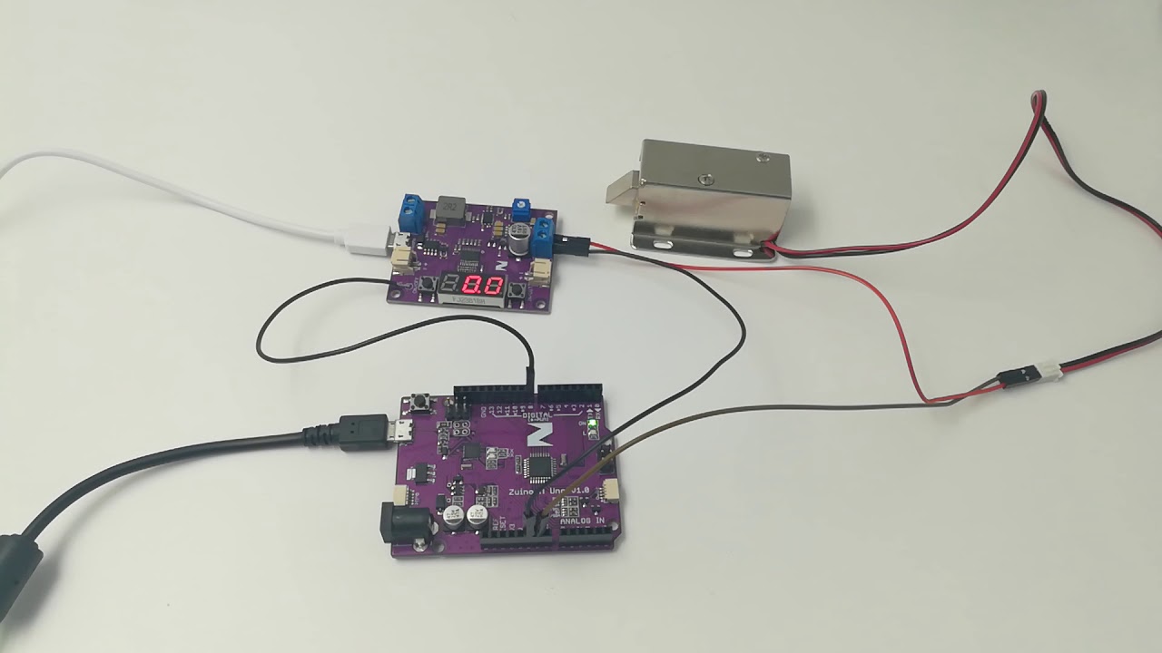 Use Arduino to Control a 12V Electromagnetic Lock - YouTube
