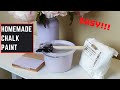 HOMEMADE CHALK PAINT || EASIEST DIY CHALK PAINT RECIPE USING CALCIUM CARBONATE