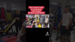 52 kg Dambıl şovu workout