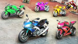 لعبة موتورات دراجات نارية حديثة وسريعة #2||Turbo Bike Slame Race||سباق ميتورات screenshot 2