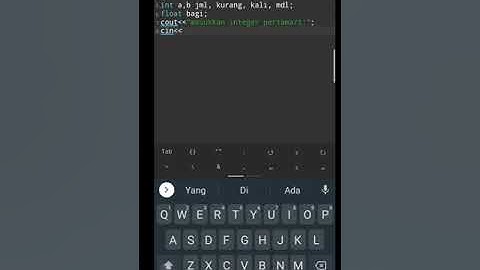 CARA MEMBUAT KALKULATOR SEDERHANA DENGAN APLIKASI DEV C++