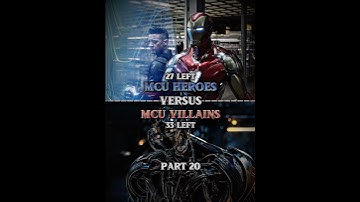 Heroes vs Villains - Part 20 | #marvel #edit #mcu #avengers #vs #battle #shorts