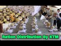 Ration distribution by ktm organaization  jawad khans  js khan official 