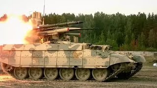 Танк Т-90М "Прорыв-3" и БМПТ "Терминатор" скоро поступят на вооружение в Российскую армию. Танк Т-90М "Прорыв-3" и БМПТ "Терминатор" скоро поступят на вооружение в Российскую армию.