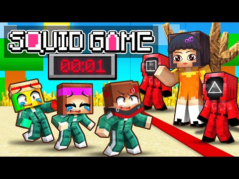 Participer au vrai Jeu SQUID GAME sur Minecraft !