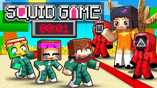 Participer au vrai Jeu SQUID GAME sur Minecraft !