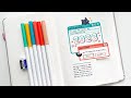 Lên Kế Hoạch Năm 2023 - New Year Bullet Journal