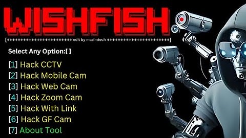 Wishfish tool for termux Best Camera Access Tool
