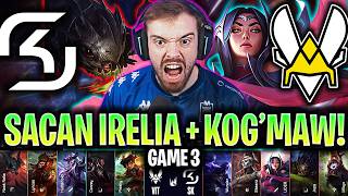 SACAN IRELIA MID + KOG'MAW EN LA PARTIDA DECISIVA!😱 | SK vs VIT Game 3 LEC 2026 ESPAÑOL IBAI