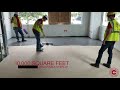Industrial flooring applications with cherry coatings