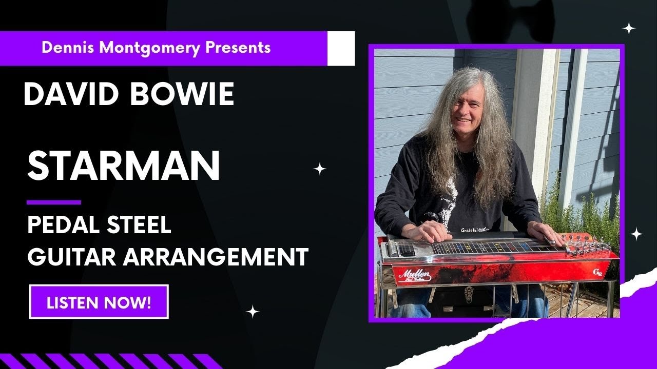 David Bowie Starman Pedal Steel Guitar Mullen G2