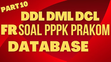 soal pppk pranata komputer  Database part 10