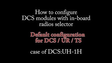 UniversRadio - HOW TO CONFIGURE ? PART2 /// with in-board selector