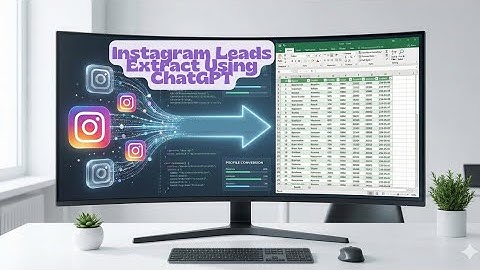 Instagram Leads Extract Using ChatGPT & AI (No Coding) | 2025