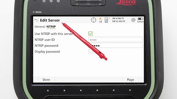 Leica GS07 QS Video 05 - Connecting to SmartNet (or another RTK Network)