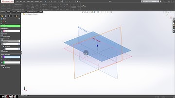 #12 Solidworks Tutorial For Beginners ( Geometry Reference - Plane )