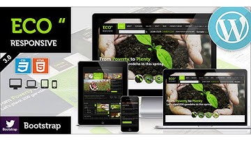 ECO Responsive Environment WordPress Theme | Themeforest Website Templates and Themes