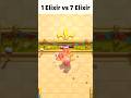 1 Elixir vs 7 Elixir 😱😱