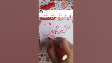 Amazing Subscriber Suggest to write their name: Calligraphy Art Writing #Shorts #ArtShorts #Ad