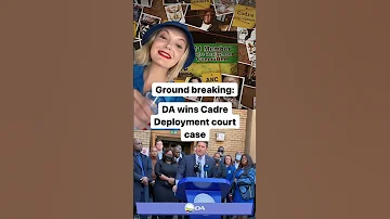 DA wins first cadre deployment court case against the ANC