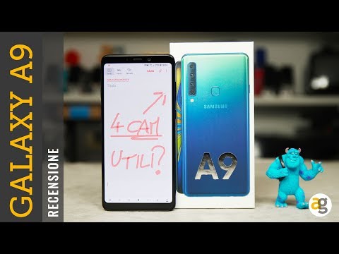 Recensione GALAXY A9 2018 Samsung. QUATTRO camere. Tutte utili?