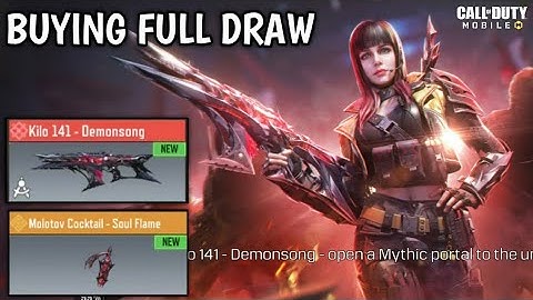 Buy New ROCK & REQUIEM Full Draw MYTHIC KILO 141 "DEMONSONG" GAMEPLAY AND WEAPON INSPECTION #codm
