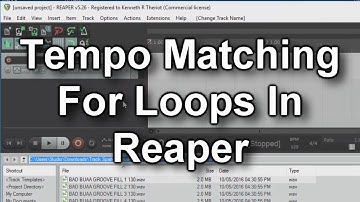 Loop Tempo Matching in Reaper