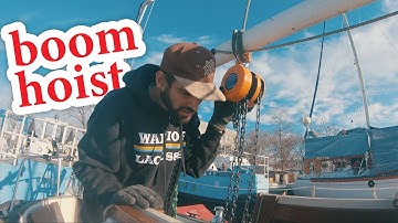 Ep. 9: Making a boom hoist, Engine Removal: Part 1 - Refitting Reverie