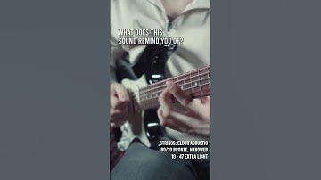 Acoustic strings on Electric guitar sound HEAVENLY