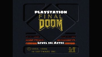 PSX Final Doom TC - Level 26: Aztec