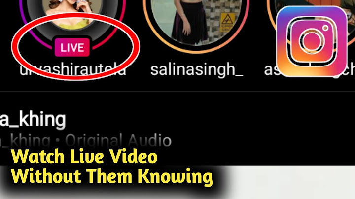 How to watch a live on instagram without them knowing