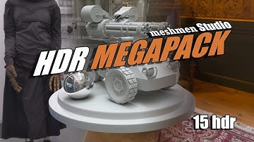 Meshmen Studio HDR megapack | 15 HDR images for 3d Rendering on Gumroad