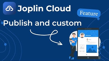Publish a note and custom - Joplin Cloud