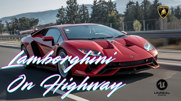 Unreal Engine 5.4 Highway Car Race