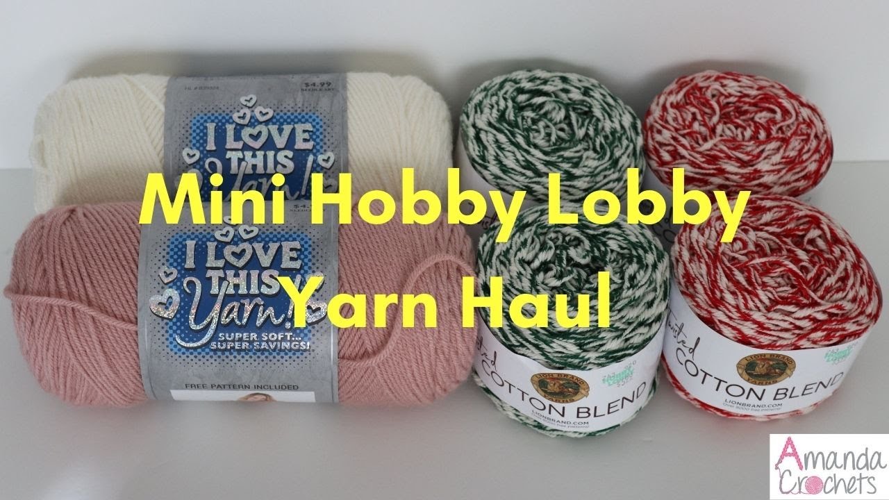 Hobby Lobby Clearance Yarn Haul #hobbylobby #hobbylobbyfinds