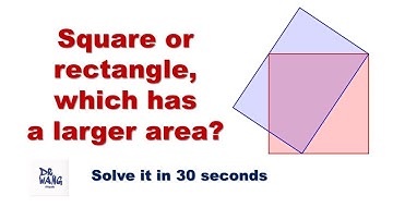 Square or Rectangle, Which Has a Larger Area?