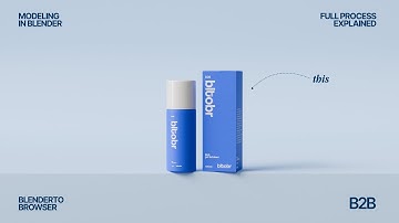 Make this under 15 mins in Blender. texturing, lighting. Product visualization | full tutorial.