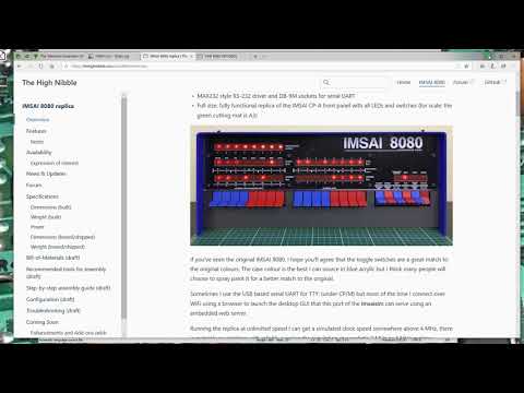 IMSAI 8080 Replica - Part 15 - Assembling small programs to enter on the Front Panel - STB333