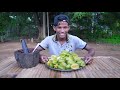 Wow ! See He Eat Star Fruit With Mother Spicy Chili Salt and Paper Very Delicious - mouth watering