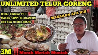 UNLIMITED TELUR GORENG PRINDAVAN🇮🇳MAKAN SAMPE MUNTAH‼️SEMUA MODEL TELUR ADA‼️MEMANG BEDEBEST KALEE