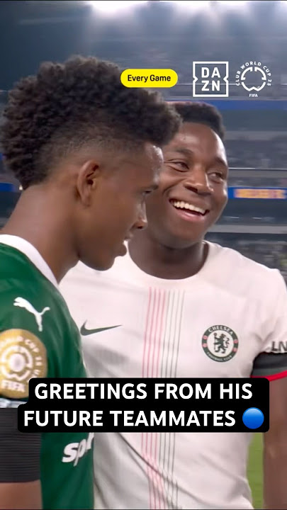 They’ll see each other soon … all in Blue 👀🔵 #FIFACWC #clubworldcup #chelsea #estevao
