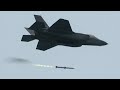 공군 F-35A AIM-120 암람 공대공 미사일, F-15K 장거리 공대지 미사일 슬램-ER 발사!   공군  전투기 공대공 및 지상목표 정밀타격 실사격 영상 공개